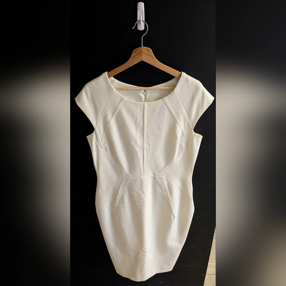 Ponte Knit Scoop Neck Dress From Le Château - Picture 7 of 7